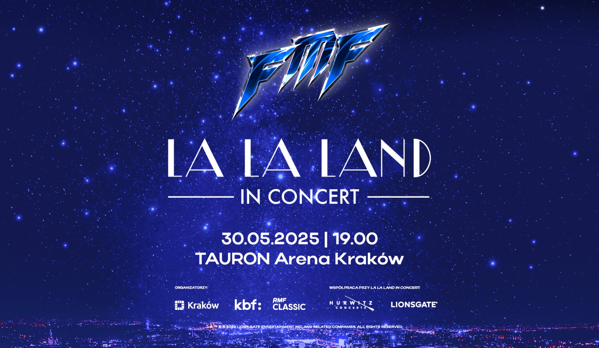 30.05.2025 – 18 Festiwal Muzyki Filmowej LA LA LAND IN CONCERT