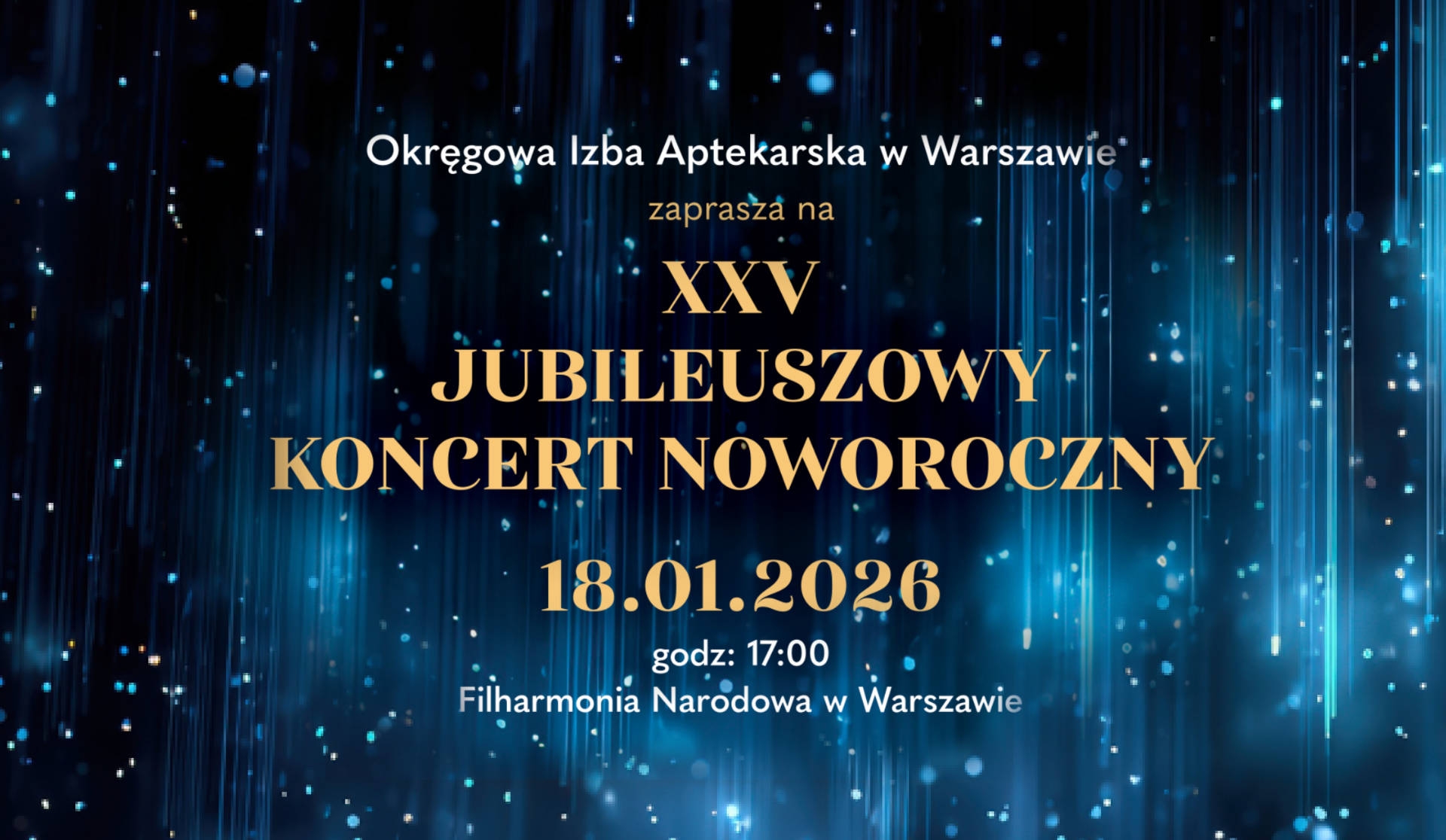 18.01.2026 &ndash; XXV Jubileuszowy Koncert Noworoczny Aptekarzy