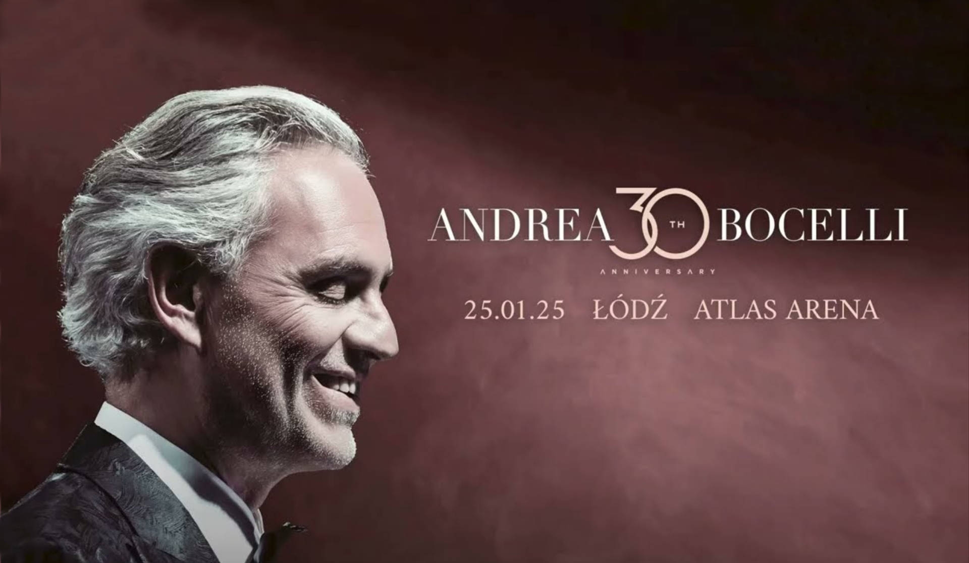 25.01.2025 – Andrea Bocelli, Łódź